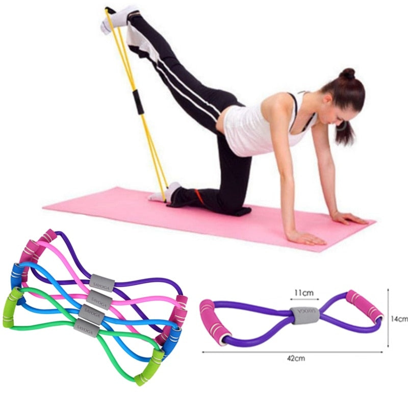 Yoga Fitness Resistance Bands - Ultimate Muscle Toning