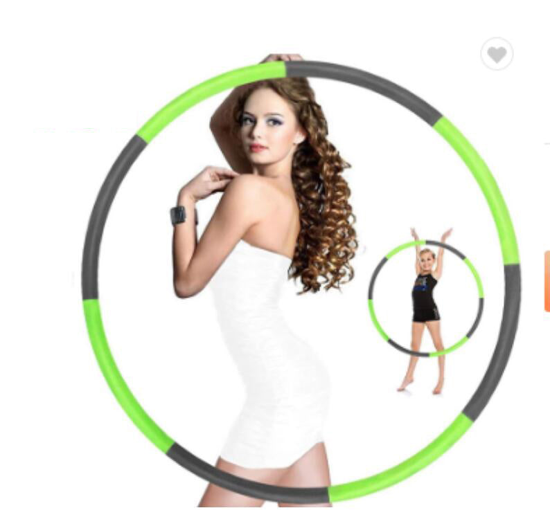 Weighted Hula Hoop - Foam or Plastic Fitness Hoop