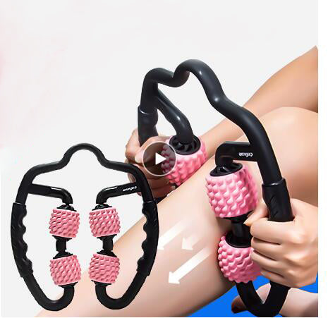 U-Shape Trigger Point Massage Roller - Ultimate Muscle Relief for Fitness, Yoga, and Sports